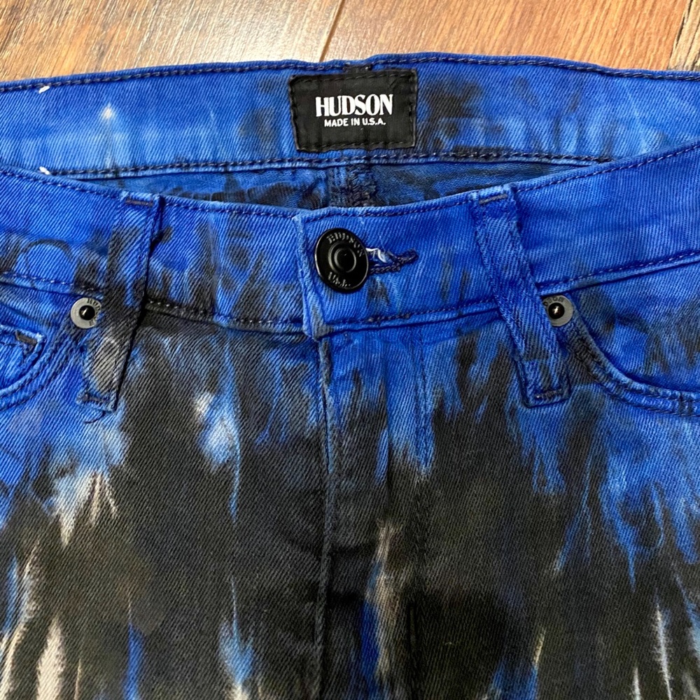 HUDSON Midrise Nico Octavia Tie Dye Jeans - Picture 4 of 8
